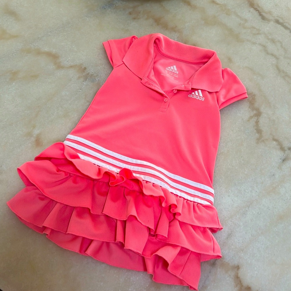 ADIDAS // SIZE 18 MONTH // PINK GIRLS TENNIS DRESS